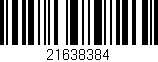 Código de barras (EAN, GTIN, SKU, ISBN): '21638384'