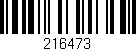 Código de barras (EAN, GTIN, SKU, ISBN): '216473'