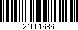 Código de barras (EAN, GTIN, SKU, ISBN): '21661686'
