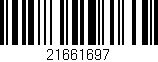 Código de barras (EAN, GTIN, SKU, ISBN): '21661697'