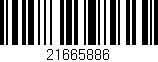 Código de barras (EAN, GTIN, SKU, ISBN): '21665886'