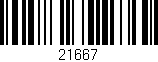 Código de barras (EAN, GTIN, SKU, ISBN): '21667'