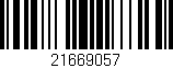 Código de barras (EAN, GTIN, SKU, ISBN): '21669057'
