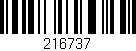 Código de barras (EAN, GTIN, SKU, ISBN): '216737'