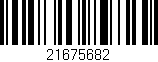 Código de barras (EAN, GTIN, SKU, ISBN): '21675682'