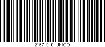 Código de barras (EAN, GTIN, SKU, ISBN): '2167_0_0_UNICO'