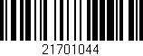 Código de barras (EAN, GTIN, SKU, ISBN): '21701044'