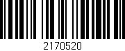 Código de barras (EAN, GTIN, SKU, ISBN): '2170520'