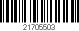 Código de barras (EAN, GTIN, SKU, ISBN): '21705503'