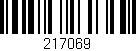 Código de barras (EAN, GTIN, SKU, ISBN): '217069'