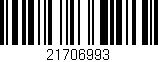 Código de barras (EAN, GTIN, SKU, ISBN): '21706993'