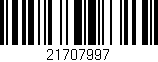 Código de barras (EAN, GTIN, SKU, ISBN): '21707997'