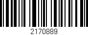 Código de barras (EAN, GTIN, SKU, ISBN): '2170889'