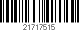 Código de barras (EAN, GTIN, SKU, ISBN): '21717515'