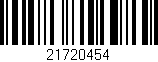 Código de barras (EAN, GTIN, SKU, ISBN): '21720454'