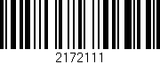 Código de barras (EAN, GTIN, SKU, ISBN): '2172111'