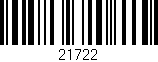 Código de barras (EAN, GTIN, SKU, ISBN): '21722'