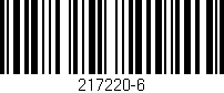 Código de barras (EAN, GTIN, SKU, ISBN): '217220-6'