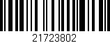 Código de barras (EAN, GTIN, SKU, ISBN): '21723802'