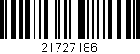 Código de barras (EAN, GTIN, SKU, ISBN): '21727186'