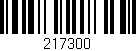 Código de barras (EAN, GTIN, SKU, ISBN): '217300'