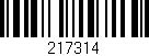 Código de barras (EAN, GTIN, SKU, ISBN): '217314'