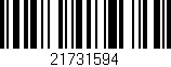 Código de barras (EAN, GTIN, SKU, ISBN): '21731594'