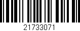 Código de barras (EAN, GTIN, SKU, ISBN): '21733071'