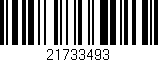 Código de barras (EAN, GTIN, SKU, ISBN): '21733493'