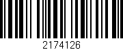 Código de barras (EAN, GTIN, SKU, ISBN): '2174126'