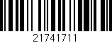 Código de barras (EAN, GTIN, SKU, ISBN): '21741711'