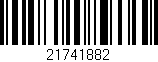 Código de barras (EAN, GTIN, SKU, ISBN): '21741882'