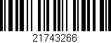 Código de barras (EAN, GTIN, SKU, ISBN): '21743266'