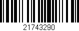 Código de barras (EAN, GTIN, SKU, ISBN): '21743290'