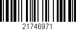 Código de barras (EAN, GTIN, SKU, ISBN): '21746971'