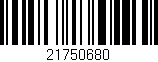 Código de barras (EAN, GTIN, SKU, ISBN): '21750680'