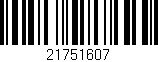 Código de barras (EAN, GTIN, SKU, ISBN): '21751607'