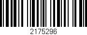 Código de barras (EAN, GTIN, SKU, ISBN): '2175296'