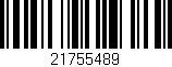 Código de barras (EAN, GTIN, SKU, ISBN): '21755489'