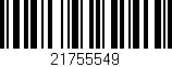 Código de barras (EAN, GTIN, SKU, ISBN): '21755549'