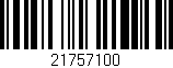 Código de barras (EAN, GTIN, SKU, ISBN): '21757100'