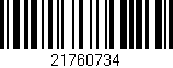 Código de barras (EAN, GTIN, SKU, ISBN): '21760734'