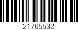 Código de barras (EAN, GTIN, SKU, ISBN): '21765532'