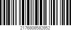 Código de barras (EAN, GTIN, SKU, ISBN): '2176808582852'