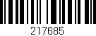 Código de barras (EAN, GTIN, SKU, ISBN): '217685'