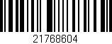 Código de barras (EAN, GTIN, SKU, ISBN): '21768604'