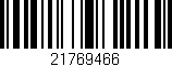 Código de barras (EAN, GTIN, SKU, ISBN): '21769466'