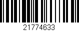 Código de barras (EAN, GTIN, SKU, ISBN): '21774633'