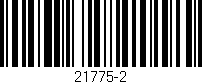 Código de barras (EAN, GTIN, SKU, ISBN): '21775-2'