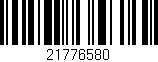 Código de barras (EAN, GTIN, SKU, ISBN): '21776580'